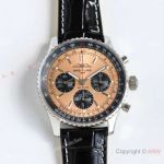 F1 Factory Navitimer Chronograph Breitling Orange Dial 43mm Watch for 70th-Anniversary